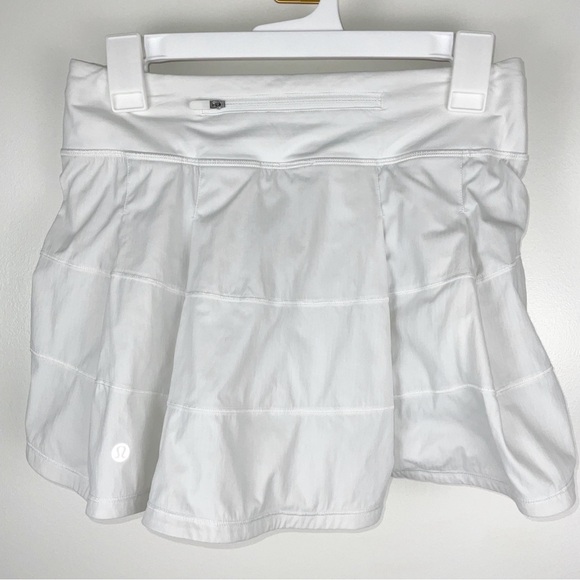 lululemon athletica Dresses & Skirts - Lululemon Eggshell Course Run Skirt | Size Unknown S (Waist size in description)
